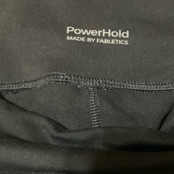 Fabletics Mesh Powerhold Crop Leggings - Picture 4 of 5